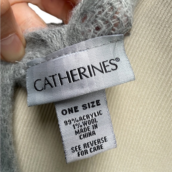 NEW Catherines Super Soft Block Color Wrap Shawl Cape Jacket Poncho XL - Picture 5 of 6